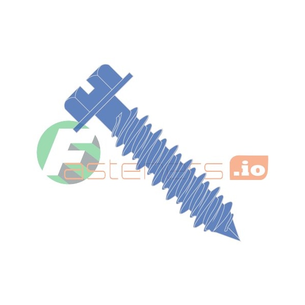 Newport Fasteners Concrete Screw, 1/4" Dia., Hex, 3 3/4 in L, Steel Ceramic Coating, 100 PK 817661 - main